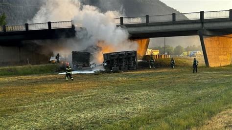 dump truck operators|Video: Major delays on Highway 1 after dump truck rollover .